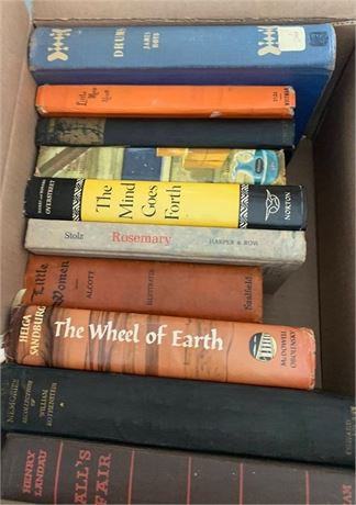 Vintage Books - Little Women, Drums, The Wheels of the Earth & More