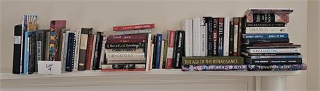 Mixed Book Lot Cookbooks, Art,Sports, Health & More