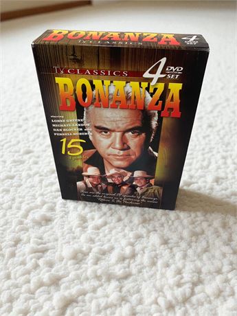 Bonanza TV Classics 4-DVD Set Featuring 15 Episodes of Western TV Series