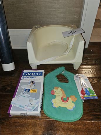 Cosco Booster Seat / Splat Mat & More