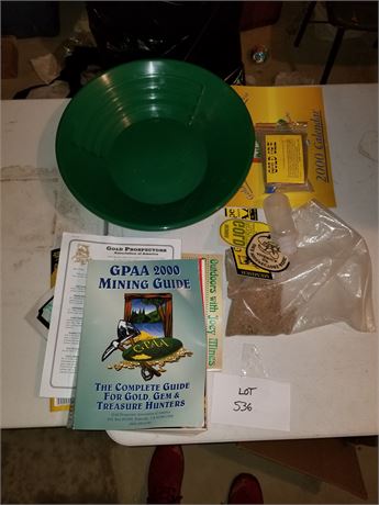 Gold Pan Kit- Gold Ore, Mining Guide & More