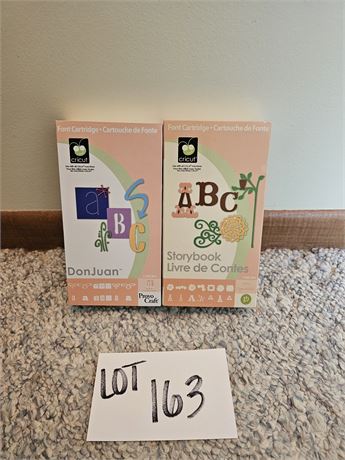 Cricut Cartridge Lot: Don Juan & Storybook (Fonts)