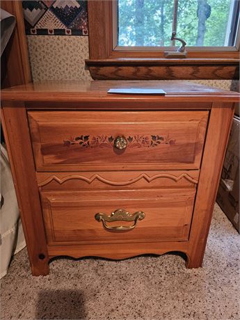 Broyhill Wood Night Stand