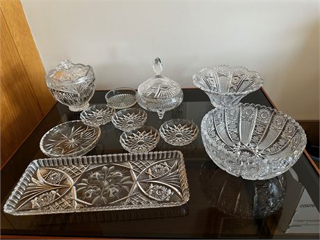 Crystal Dish Lot