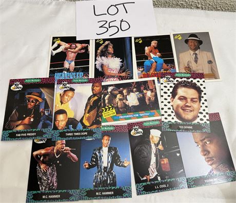 Mixed Collectible Cards-Yo! MTV, TMNT, Wrestling
