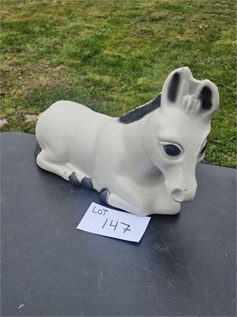 Vintage Blown Mold General Foam Plastics Nativity Donkey