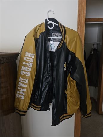 Notre Dame XL Steve & Barry's Brand Men's Athletic Coat/Jacket