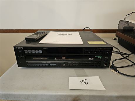 Sony Compact Disc Player Model:CDP-C725