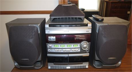 Phillips 3 CD Changer Stereo System
