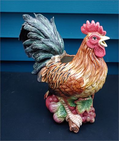 Fitz & Floyd *RETIRED* Country Gourmet Rooster Pitcher