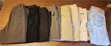 Men's Assorted Brand Size 36 Pants Lot