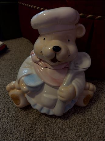 Chef Bear Cookie Jar