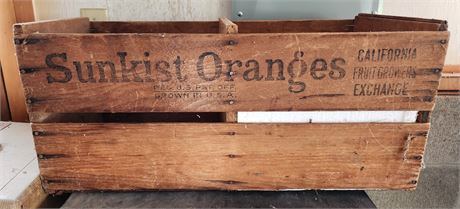 Sunkist Wood Crate