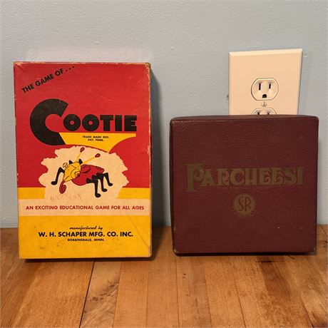 Early Cootie and Parcheesi Games