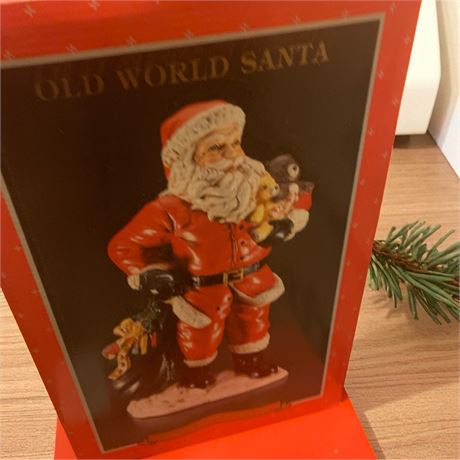 Old World Santa Figurine Lot of 2 In Original Boxes