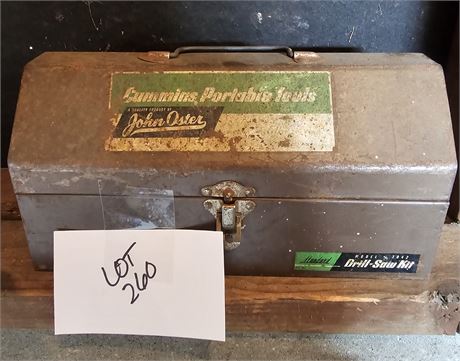 John Oster Metal Box With Tin Snips