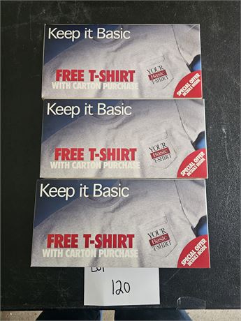 1997 Your Basic T-Shirt Lot- Old Store Stock Size & Color May Vary