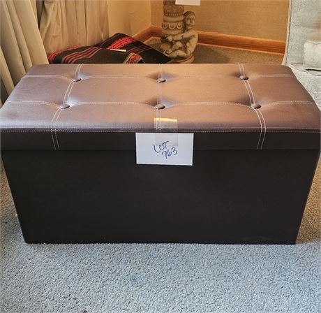 Cushioned Storage Bench