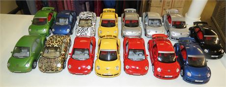 VW Beetle Pull Back Toy Cars