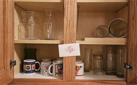 Mixed Christmas Mugs & Flower Vases