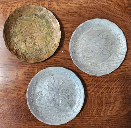 Wendall August Pewter, Bronze Hand Made Coasters