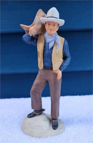 1985 John Wayne~ Images of Hollywood Porcelain Figurine
