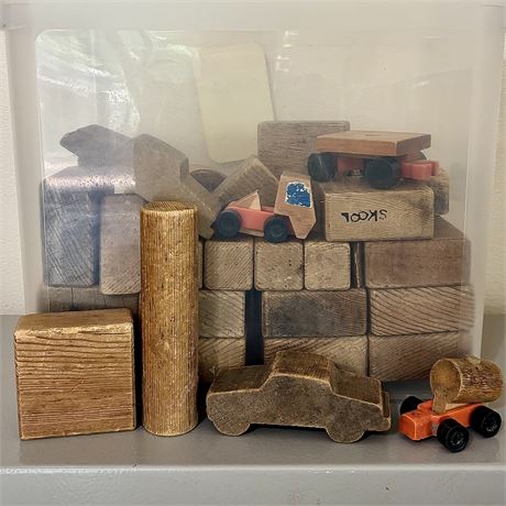 Children’s Vintage Wooden Blocks