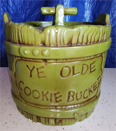 Ye Old Cookie Bucket Cookie Jar