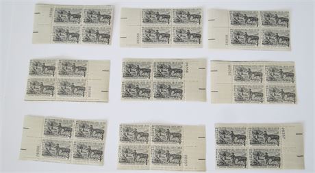 1959 4 Cent 100th Anniversary Of Discovery Of Silver in Nevada Stamps