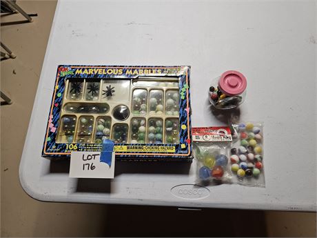 Mixed Marble Lot: Shooters & More