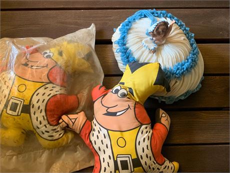 Bed Doll & Burger King The King Plush Doll Pillow Set