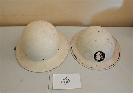 Air Raid Civil Defense Helmets