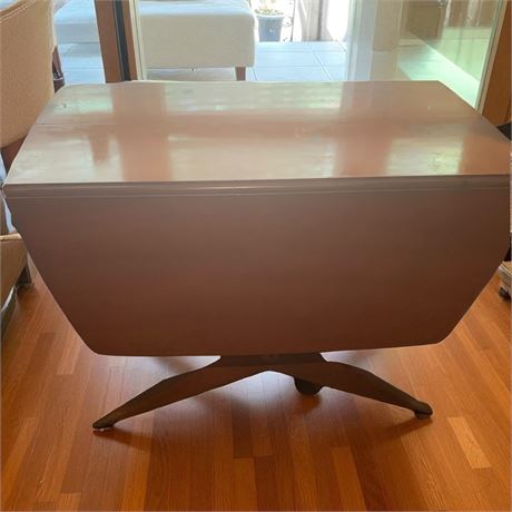 MCM Atomic Drop Leaf Kitchen/Dining Table W/Cover - TABLE ONLY