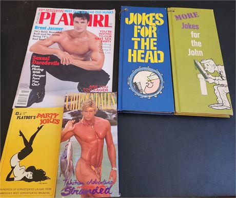 Adult Book, Magazine, VHS Lot