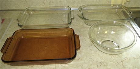 Anchor Hocking Casserole Dishes, Pyrex Bowl