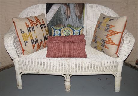 Wicker Love Seat