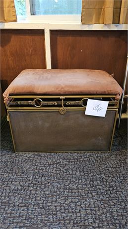 Metal Storage Bench