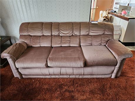 LA-Z-BOY Signature II Solid Mauve Color Sofa