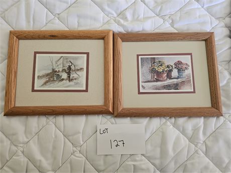 Gifford Original Etchings Amish Scenes