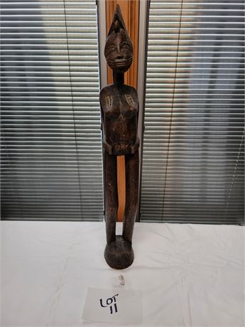 Nigerian Yoruba Carved Wood Statue