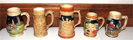 Assorted Steins