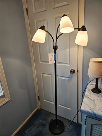 3-Light Adjustable Floor Lamp