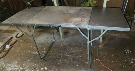 Folding Metal Table