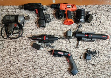 Drills, Cordless Screwdrivers