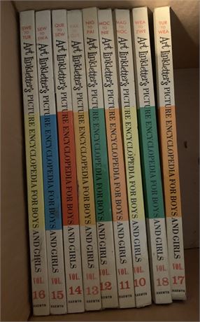 Art Linkletter's Picture Encyclopedia for Boys and Girls Set From 1961