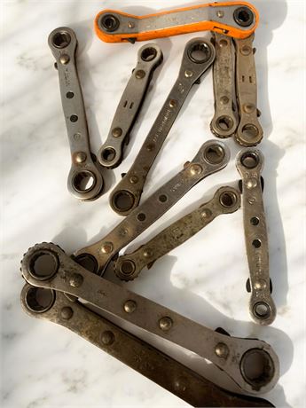 Ratchet Wrench Lot - Misc Sizes