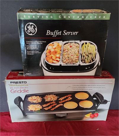 Buffet server, Presto griddle