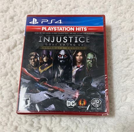 Injustice Gods Among Us Ultimate Edition PlayStation 4 Game (New)