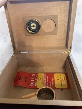 Vintage Humidor Cigar Box