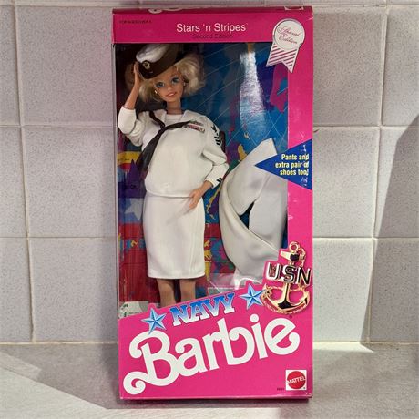 1990 Navy Barbie, Stars n Stripes 2nd Edition